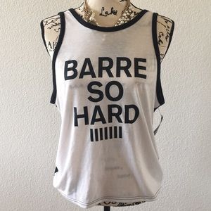 VS “barre so hard” sports tank